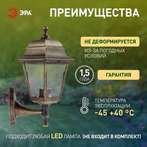 Светильник на штанге Эра  НБУ 04-60-001 бронза