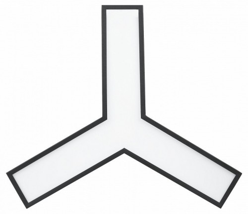 Подвесной светодиодный светильник Geometria ЭРА Igrek SPO-141-B-40K-028 28Вт 4000К черный Б0050567