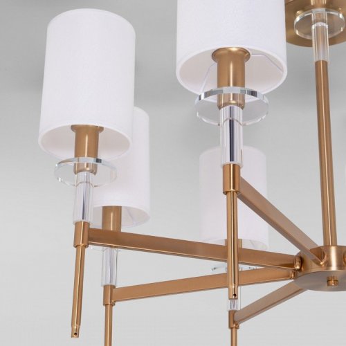 Люстра на штанге Eurosvet Brielle 60132/8 латунь Люстра на штанге Eurosvet Brielle 60132/8 латунь