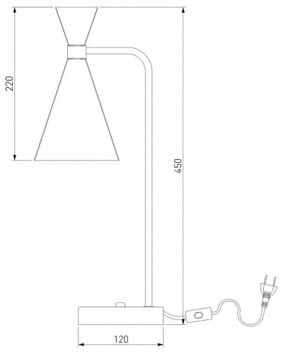 Настольная лампа Bogates Glustin 01109/1