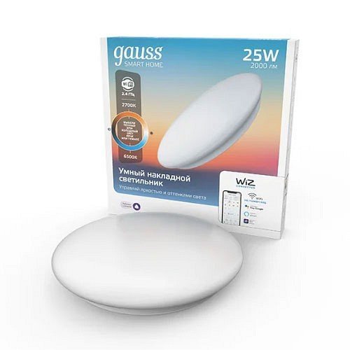 Накладной светодиодный светильник Gauss Smart Home 2050112