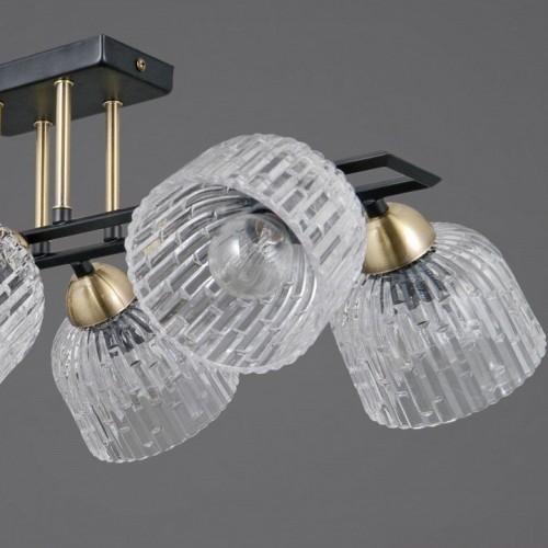 Люстра на штанге ILLUMICO  IL0794-6SQ-25BKAB ELITE