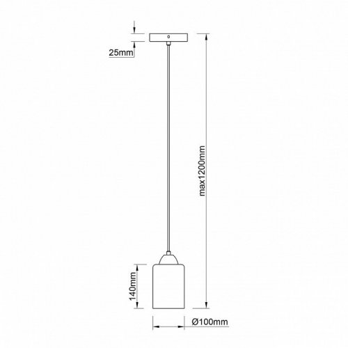 Подвесной светильник Escada Storm 10179/1S Подвесной светильник Escada Storm 10179/1S
