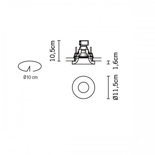 Точечный светильник Fabbian FARETTI LAZAR D27F0601