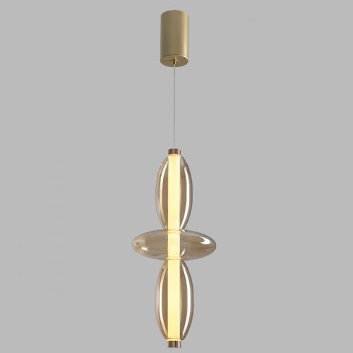 Подвесной светодиодный светильник Crystal Lux Quasar SP14W Led Amber Подвесной светодиодный светильник Crystal Lux Quasar SP14W Led Amber