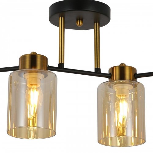 Потолочная люстра Illumico IL6111-4COU-79 BK GD Потолочная люстра Illumico IL6111-4COU-79 BK GD