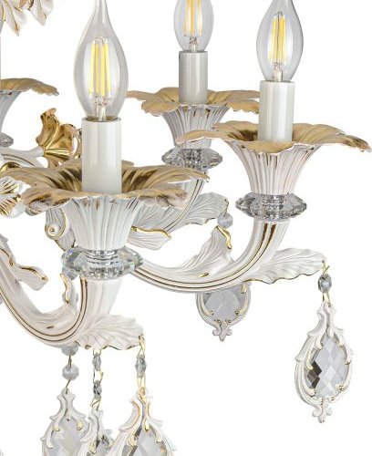 Подвесная люстра CLEOPATRA CLEOPATRA SP8 WH+GL