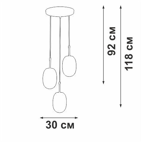 Потолочная люстра Vitaluce V28210-1/3S