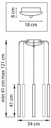 Подвесной светильник Lightstar Tubo L5T747247