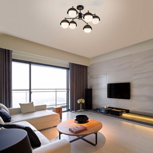 Потолочная люстра Eurosvet Nocciola 70106/6 черный Потолочная люстра Eurosvet Nocciola 70106/6 черный