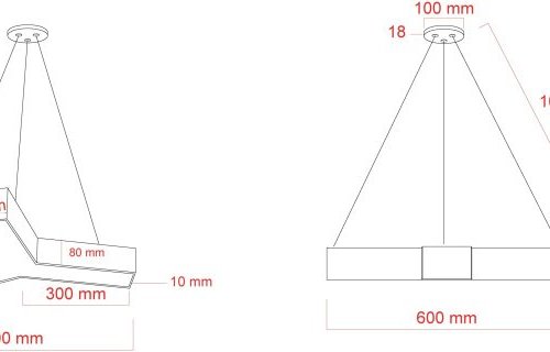 Подвесной светодиодный светильник Geometria ЭРА Igrek SPO-141-W-40K-028 28Вт 4000К белый Б0050566