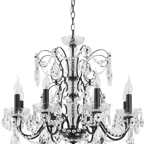 Подвесная люстра Crystal Lux Odelis SP8 Brown