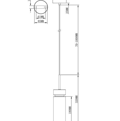 Подвесной светильник Almero V11819-1P Подвесной светильник Almero V11819-1P