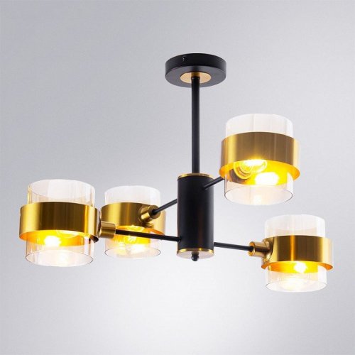 Потолочная люстра Arte Lamp Carlo A8205SP-4BK