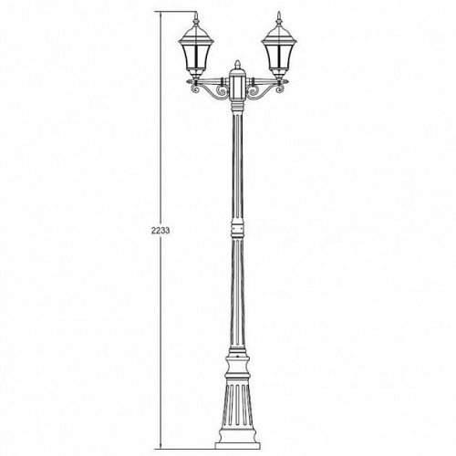 Наземный фонарь Oasis Light 91309S A Gb