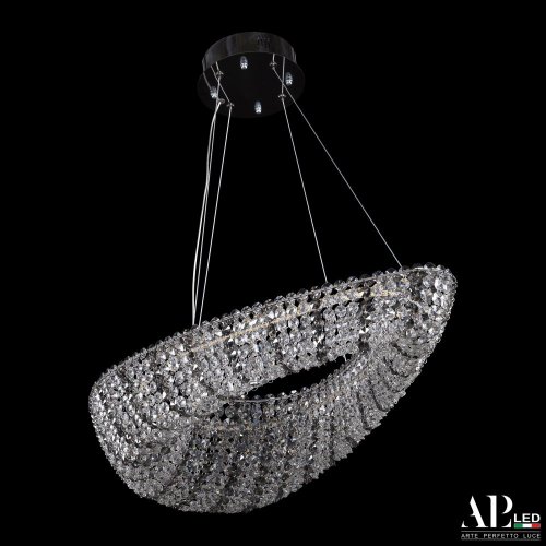 Подвесная люстра APL LED Sicilia SH509.0.70.R.Ni.4000.Clear.731