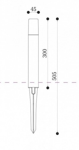 Ландшафтный светильник Maytoni Outdoor O416FL-L3B3K1