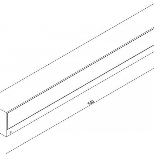 Уличный настенный светильник Deko-Light Linear II Double 731097
