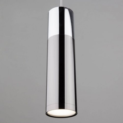 Подвесной светильник Eurosvet Double Topper 50135/1 LED хром/черный