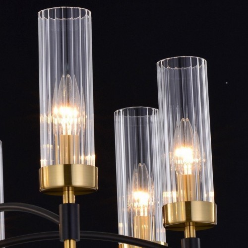 Подвесная люстра Illumico IL5177-8PLS-29 BRASS TUBO