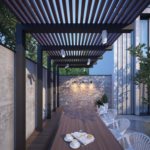 Уличный настенный светодиодный светильник Novotech Kaimas 358289