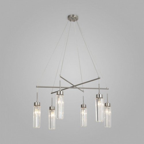 Подвесная люстра Eurosvet Gilian 60163/6 никель
