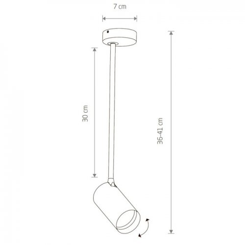 Спот Nowodvorski Mono Long M 7728