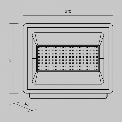Настенно-потолочный прожектор Maytoni Flood FL001-L100B6K