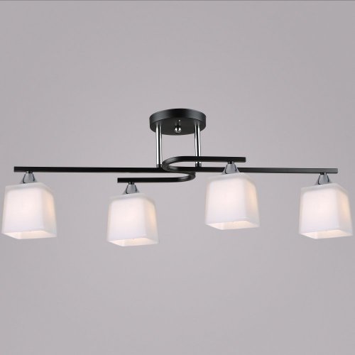 Потолочная люстра 06194-0.3-04 BK+CH Потолочная люстра 06194-0.3-04 BK+CH