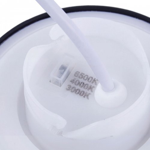 Уличный накладной светильник Uniel ULU-P35R-6W/3000K+4000K+6500K/D12 IP65 BLACK UL-00013631