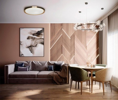 Настенно-потолочный светильник Sonex Favemo Black 7667/DL