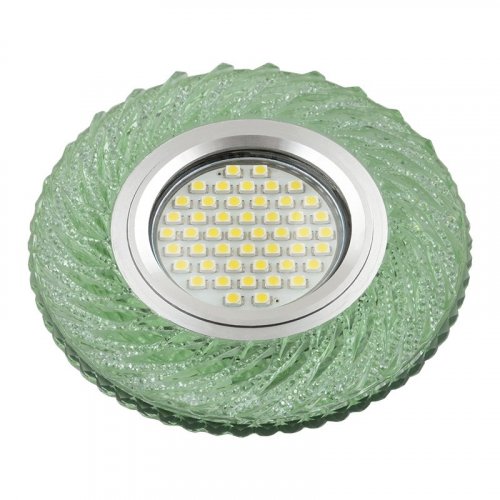 Встраиваемый светильник Fametto Luciole DLS-L137 Gu5.3 Glassy/Green