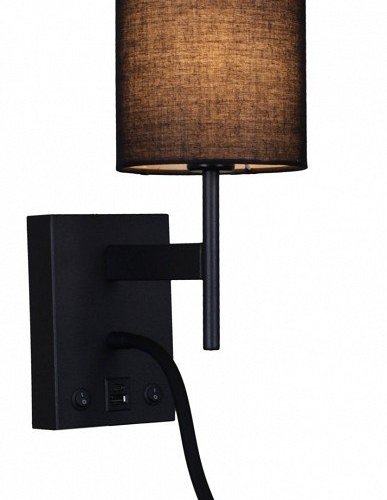 Бра Reluce 86210-9.2-001KT LED3W+E14 BK