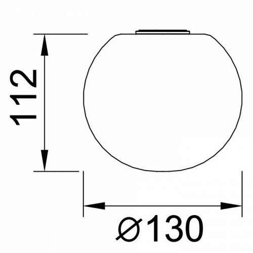 Плафон стеклянный Mantra Andromeda 9346