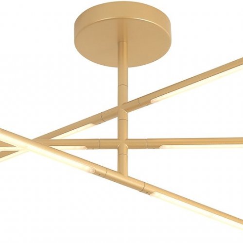 Потолочная светодиодная люстра Crystal Lux Largo PL32W D730 Gold