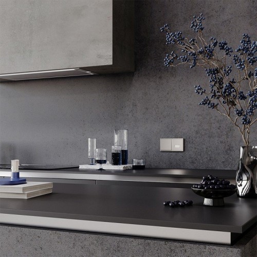 Заглушка для поста с подсветкой, без рамки Voltum S70 VLS070603