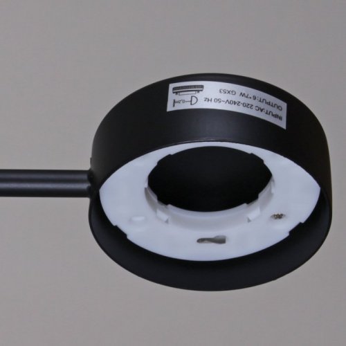 Люстра Reluce 03860-0.3-04 BK+WOOD GX53 Люстра Reluce 03860-0.3-04 BK+WOOD GX53