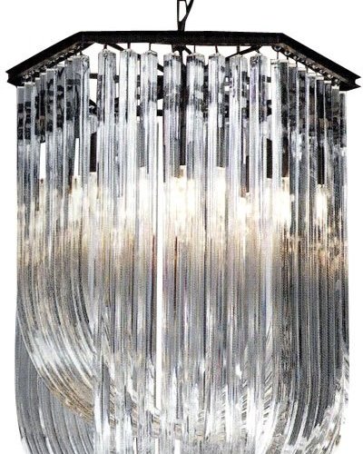 Подвесная люстра Murano Glass KR0116P-6 black