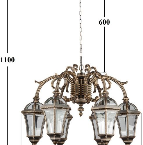 Уличный светильник подвесной Oasis Light ROMA S 95270S/6/18 GB