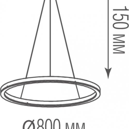 Подвесной светильник Ringlet S111028/1 D800