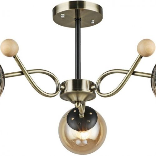 Потолочная люстра Reluce 02021-0.3-03 AB+BK