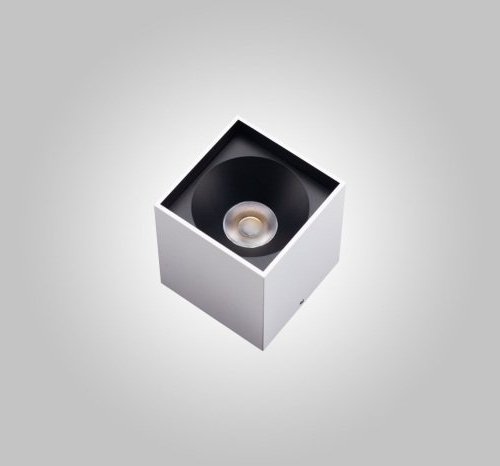 Точечный светильник AM482 BK+WH 10W