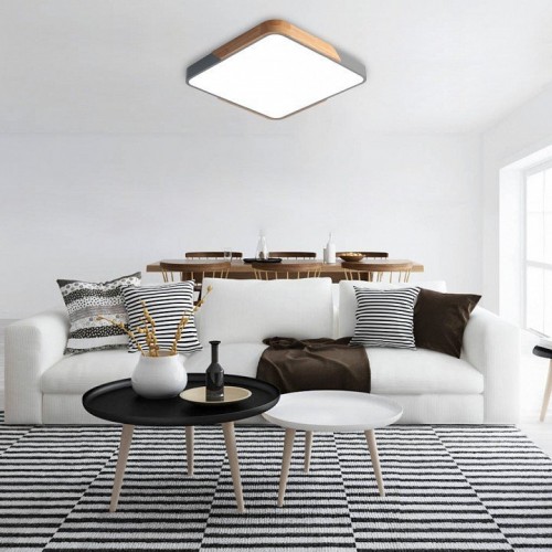 Накладной светильник Jazzway  PPB  Scandic-S 24w 4000K GR/W IP20 300*300*50