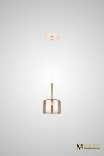 Подвесной светильник AM-Group AM355 AM355-D140 AMBER