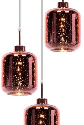 Подвесная люстра Lumina Deco Alacosmo LDP 6811-3 RD R.GD