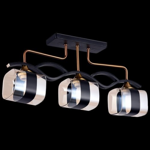 Потолочная люстра Reluce 72106-0.3-03 BK+GAB Потолочная люстра Reluce 72106-0.3-03 BK+GAB