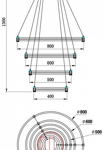 Подвесной светильник Stilfort 4006/02/04P