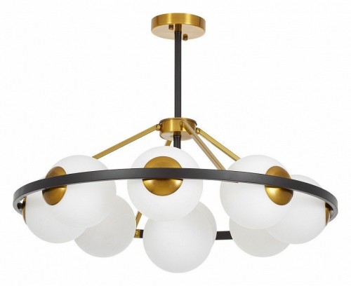 Подвесная люстра Lumina Deco Donzano LDP 8034-9 BK+WT