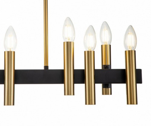 Люстра на штанге Indigo Cero 13009/12RL Black