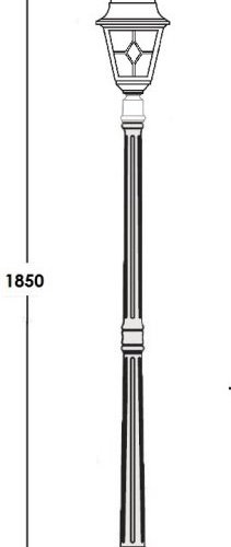 Наземный фонарь Oasis Light QUADRO M lead GLASS 79908MlgG Bl Наземный фонарь Oasis Light QUADRO M lead GLASS 79908MlgG Bl